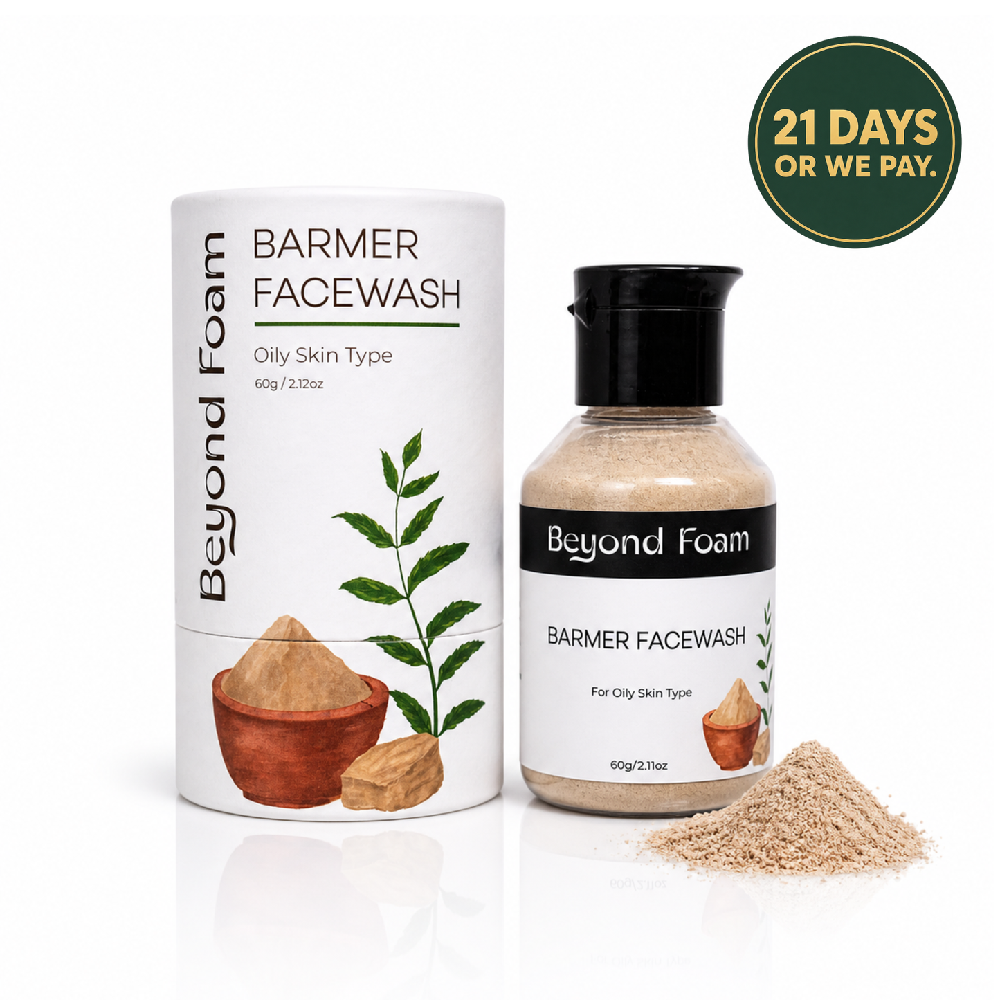 Barmer Face Wash Powder