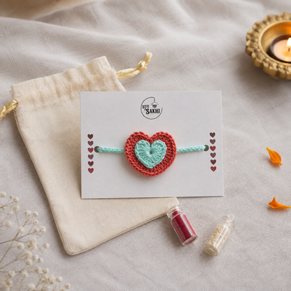Handmade Crochet Rakhi | Beyond Foam × Sun Sakhi