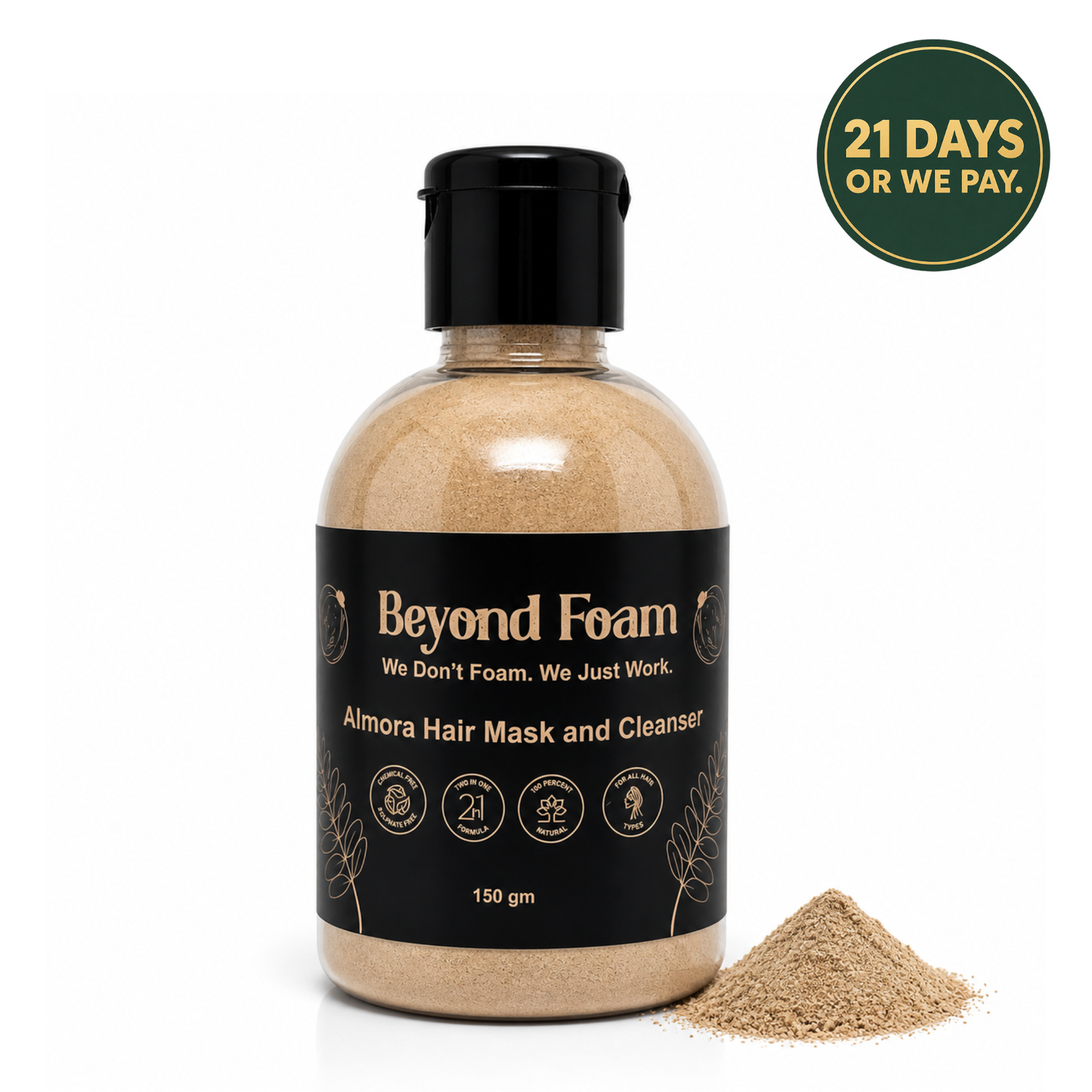Almora Hair Cleanser Powder —  With Amla, Reetha & Shikakai